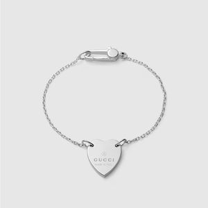 Gucci heart tag bracelet